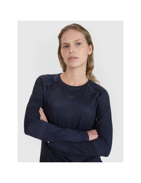 Longsleeve rowerowy szybkoschnący damski 4f 4fwss25tflof344-20a