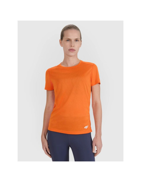 Koszulka do biegania regular damska 4f 4fwss25tftsf1265-70s