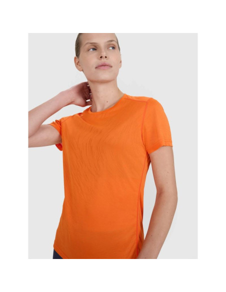 Koszulka do biegania regular damska 4f 4fwss25tftsf1265-70s