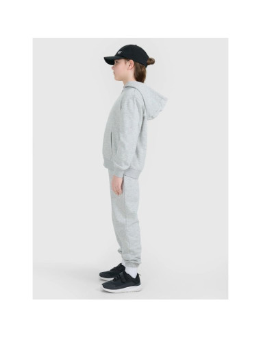 Bluza dresowa rozpinana z kapturem dziewczęca 4f 4fjwmm00tswsf1861-25m