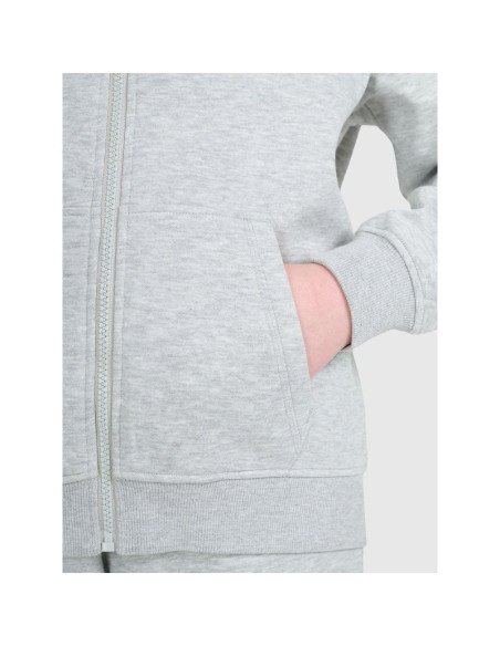 Bluza dresowa rozpinana z kapturem dziewczęca 4f 4fjwmm00tswsf1861-25m