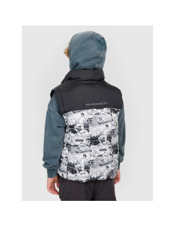 Bezrękawnik puchowy z wypełnieniem syntetycznym chłopięcy 4f 4fjraw25tvjam321-10a 2