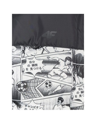 Bezrękawnik puchowy z wypełnieniem syntetycznym chłopięcy 4f 4fjraw25tvjam321-10a