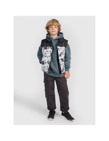 Bezrękawnik puchowy z wypełnieniem syntetycznym chłopięcy 4f 4fjraw25tvjam321-10a