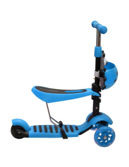 Hulajnoga balansowa jeździk 3w1 enero biedronka niebieska 2