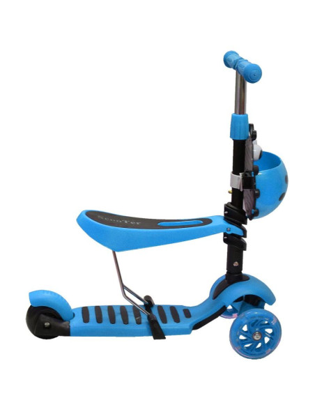 Hulajnoga balansowa jeździk 3w1 enero biedronka niebieska