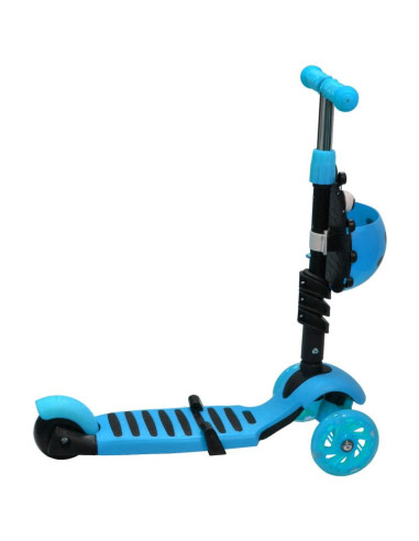 Hulajnoga balansowa jeździk 3w1 enero biedronka niebieska