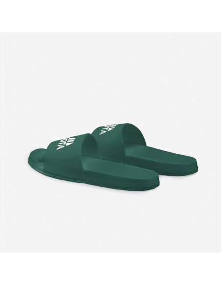Klapki plażowe basenowe basic zielone kubota