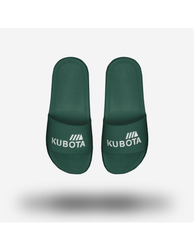 Klapki plażowe basenowe basic zielone kubota