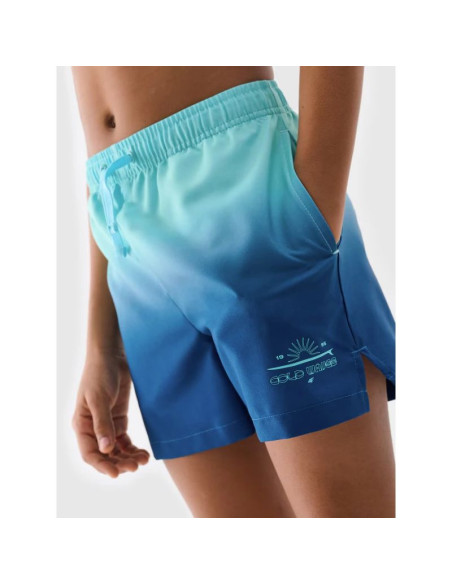 Spodenki plażowe boardshorty chłopięce 4f 4fjwss25ubdsm115-31s
