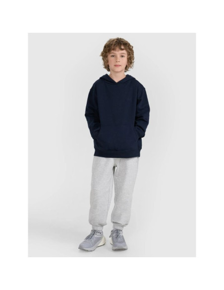 Bluza dresowa nierozpinana z kapturem chłopięca 4f 4fjrmm00tswsm2482-31s