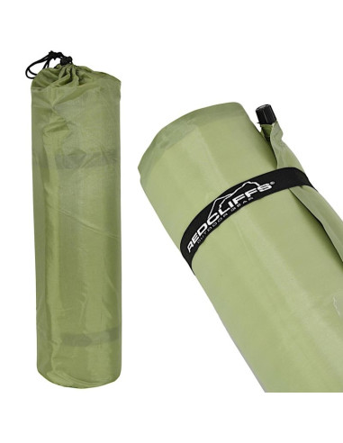 Mata samopompująca turystyczna materac 183x51x2,5cm redcliffs