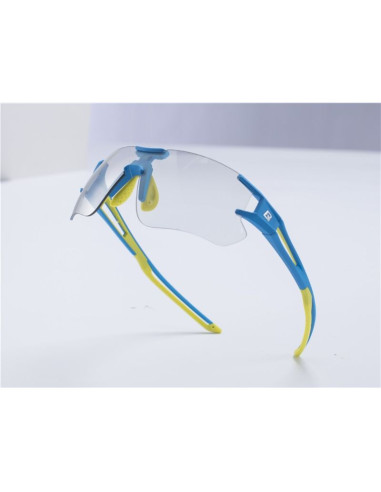 Rockbros okulary sportowe z fotochromem nieb/zielo