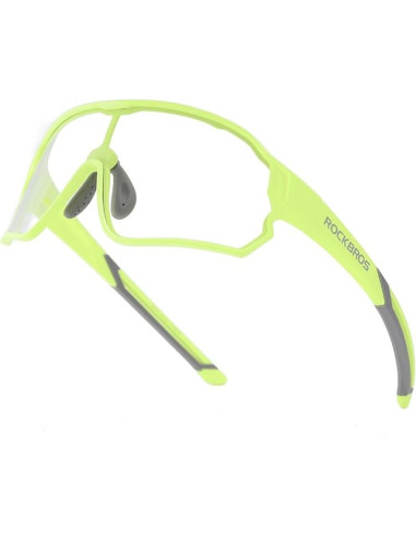 Rockbros okulary dziecięce z fotochromem zielone