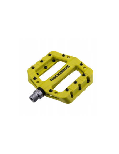 Rockbros pedały rowerowe platformowe żółte