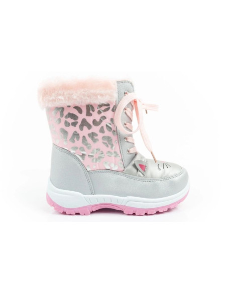 Leomil buty zimowe śniegowce dziecięce kotki futerko ciepłe dla dziewczynki