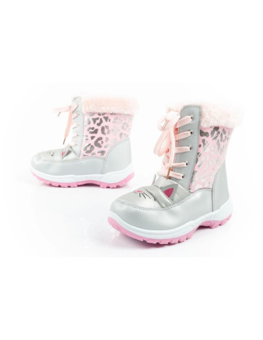 Leomil buty zimowe śniegowce dziecięce kotki futerko ciepłe dla dziewczynki