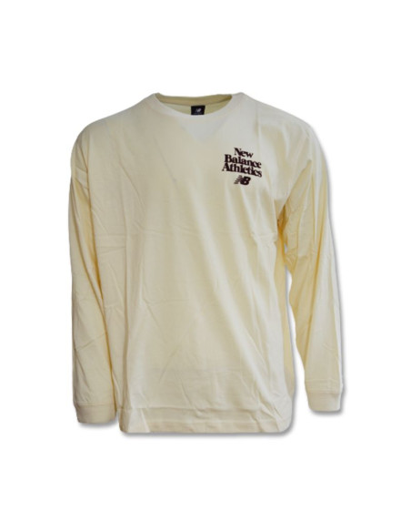 Bluzka new balance athletics 70s run graphic longsleeve - mt23560-mcu