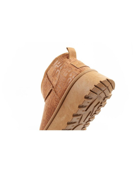 Lee cooper buty śniegowce damskie zimowe modne futerko ocieplane botki brązowe