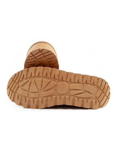 Lee cooper buty śniegowce damskie zimowe modne futerko ocieplane botki brązowe