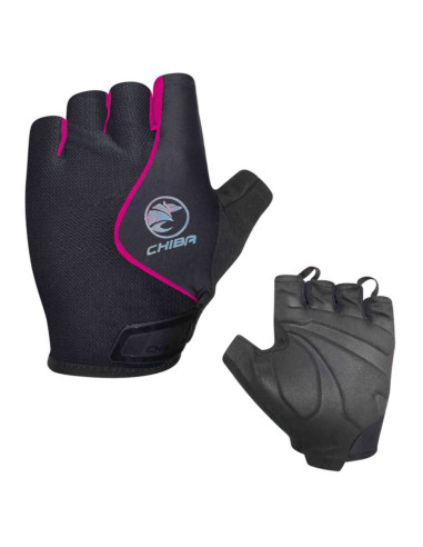 Chiba rękawiczki lady air plus czarno różowe xs