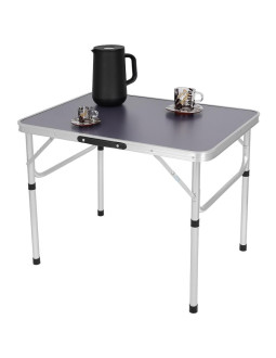 Stolik turystyczny składany kempingowy 75x55x25-59cm szary 2