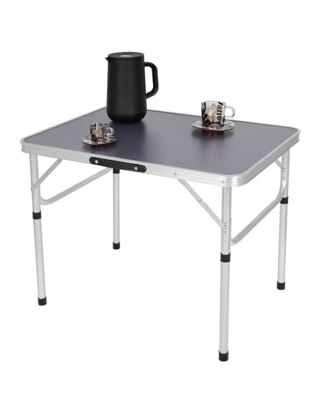 Stolik turystyczny składany kempingowy 75x55x25-59cm szary