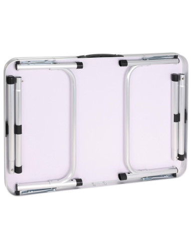 Stolik turystyczny składany kempingowy 75x55x25-59cm szary