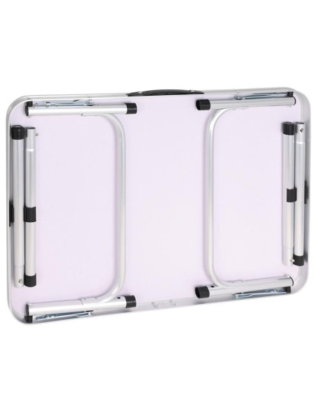 Stolik turystyczny składany kempingowy 75x55x25-59cm szary