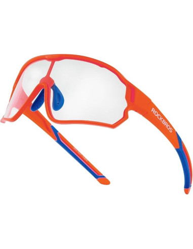 Rockbros okulary dziecięce z fotochromem pomarańcz