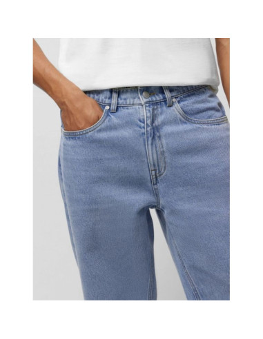 Jeansy z prostymi nogawkami męskie outhorn othwss24tjnsm010-32s