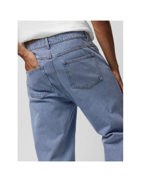 Jeansy z prostymi nogawkami męskie outhorn othwss24tjnsm010-32s