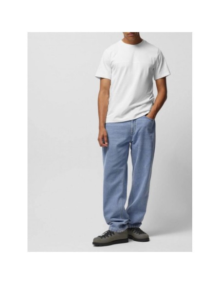 Jeansy z prostymi nogawkami męskie outhorn othwss24tjnsm010-32s