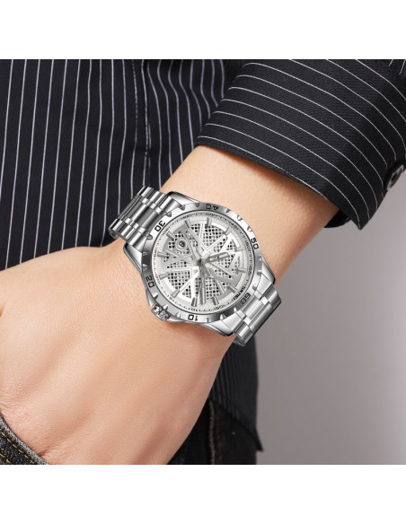 Zegarek męski skmei 9337si + box