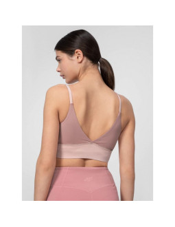 Biustonosz treningowy z niskim wsparciem damski 4f 2