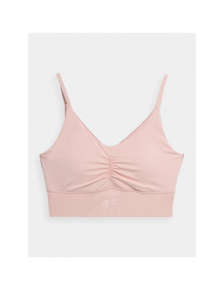 Biustonosz treningowy z niskim wsparciem damski 4f