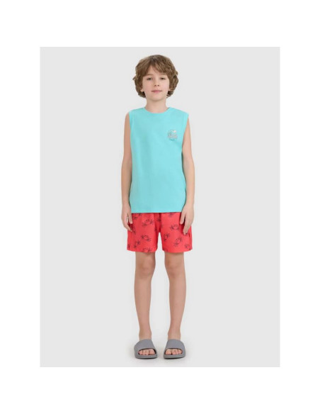 Spodenki plażowe boardshorty chłopięce 4f 4fjwss25ubdsm121-63a