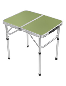 Stolik turystyczny składany kempingowy 60x45x25/56cm zielony