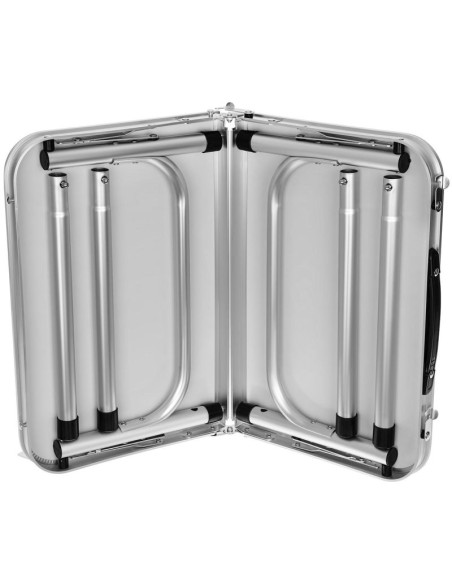 Stolik turystyczny składany kempingowy 60x45x25/56cm zielony