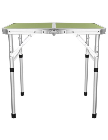 Stolik turystyczny składany kempingowy 60x45x25/56cm zielony