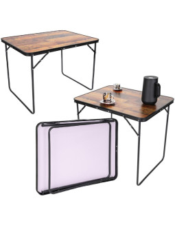 Stolik turystyczny składany kempingowy 80x60x70cm drewno