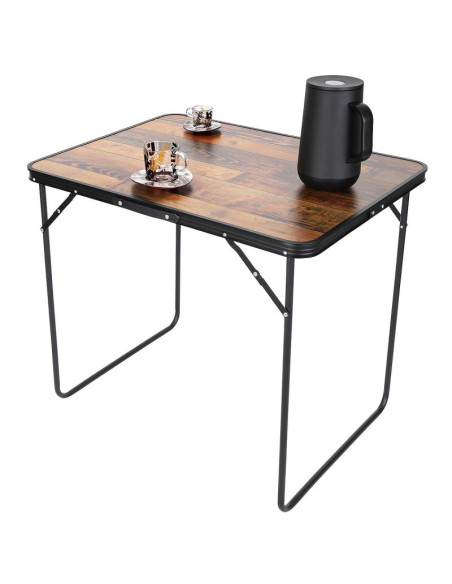 Stolik turystyczny składany kempingowy 80x60x70cm drewno