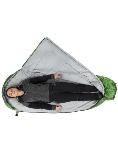 Śpiwór turystyczny nepal 210x80x50cm zielony enero camp