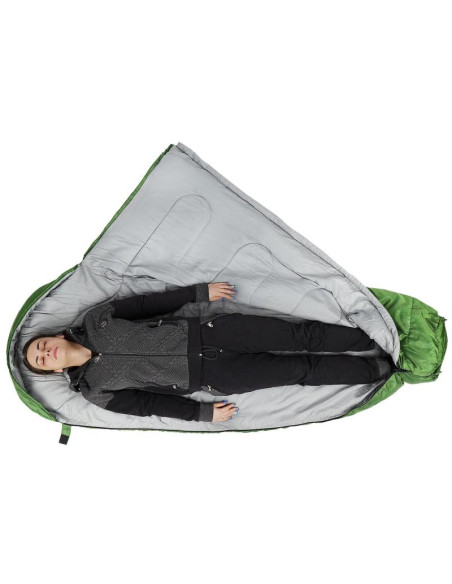 Śpiwór turystyczny nepal 210x80x50cm zielony enero camp