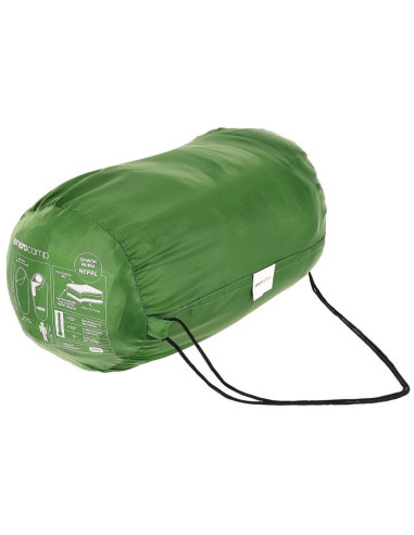 Śpiwór turystyczny nepal 210x80x50cm zielony enero camp