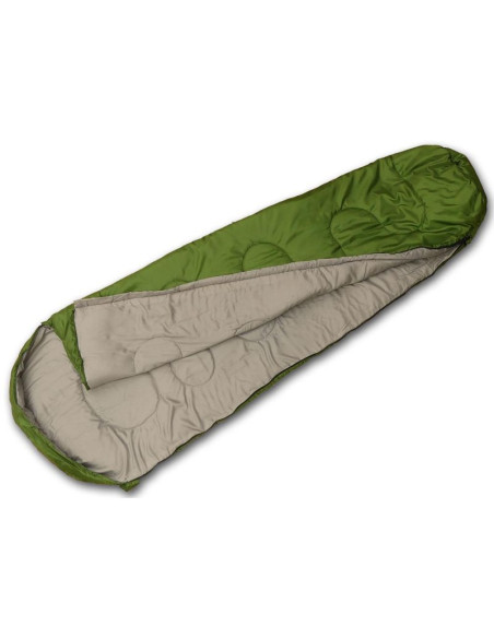 Śpiwór turystyczny nepal 210x80x50cm zielony enero camp