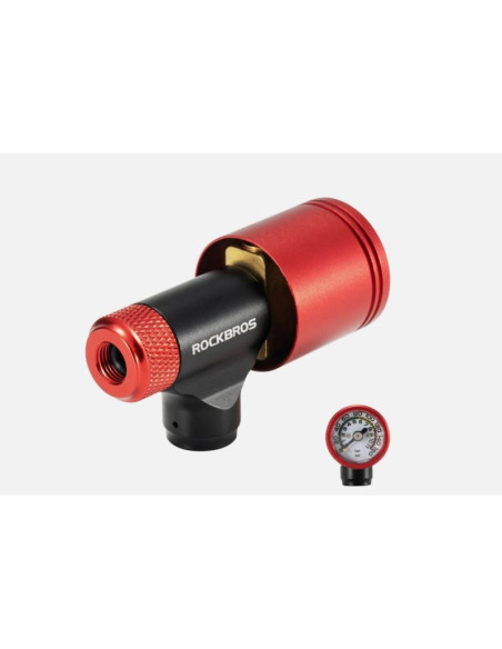 Rockbros mini pompka co2 z manometrem 160psi
