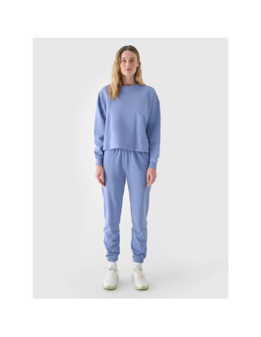 Spodnie dresowe joggery damskie 4f 4fwaw24ttrof0925-32s