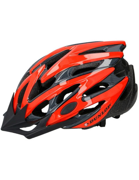 Kask rowerowy regulowany dunlop mtb red r.s (53-55cm)