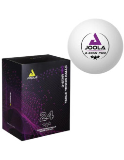 Piłeczki do tenisa stołowego joola pro 3 star 24szt białe